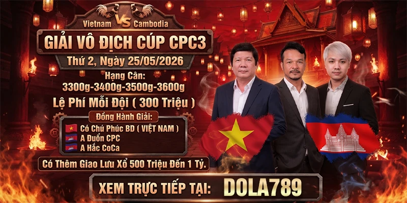 Giải Vô Địch Cup CPC3 Ngày 25/05/2026